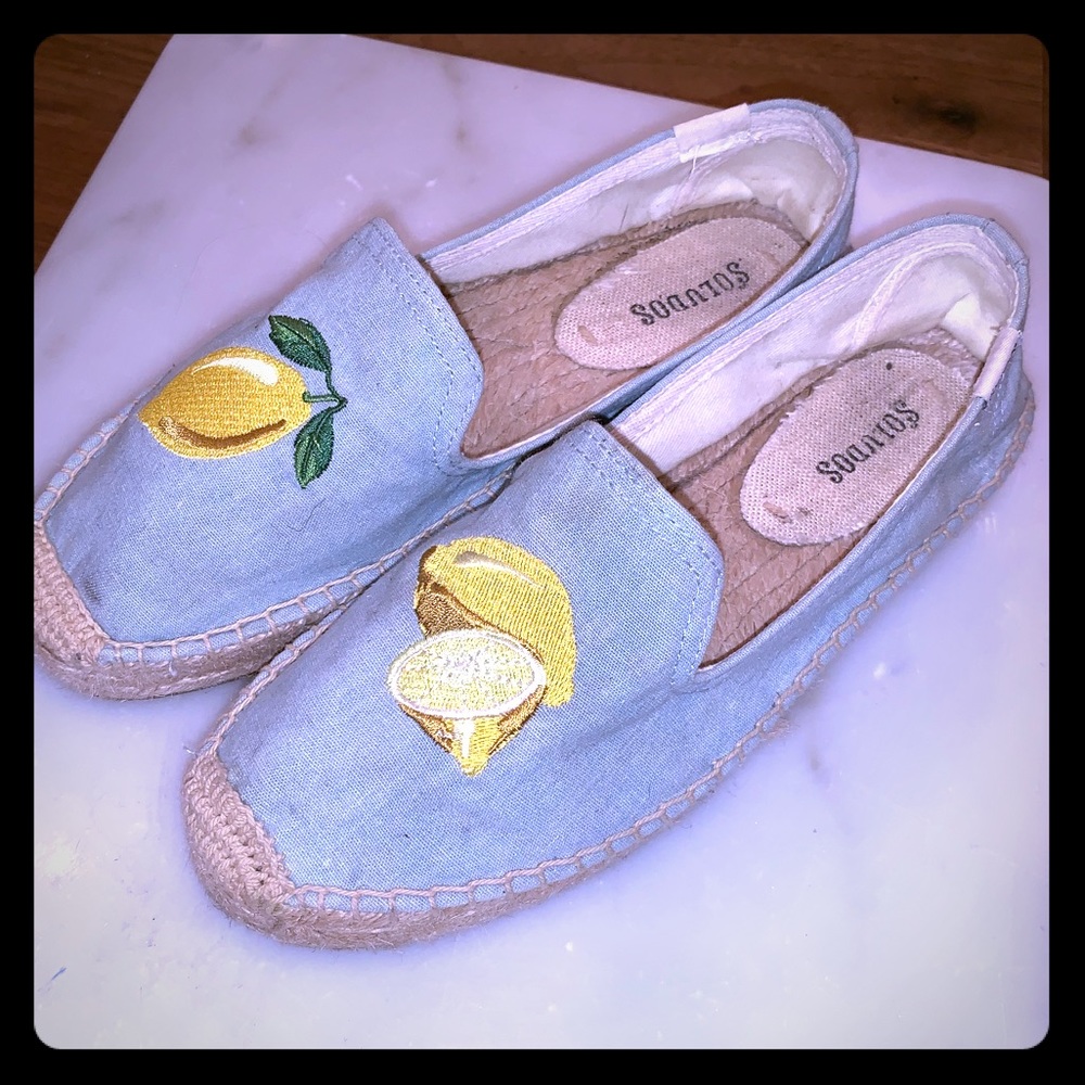 Chambray platform espadrilles